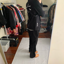 Load image into Gallery viewer, 2015 Kiko Kostadinov x Stussy Split Reconstructed Black Hoodie - Size XL