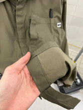 Load image into Gallery viewer, 1990s Final Home Coated Cotton Military Shirt with Velcro Pocket Detail - Size M
