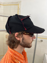 Load image into Gallery viewer, 2003 CDGH+ Raw Layered Paneled Cap Black / Red - Size OS