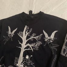 Load image into Gallery viewer, aw2002 Bernhard Willhelm Embroidered Graphic Crewneck - Size M