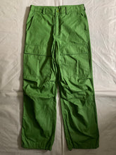 Load image into Gallery viewer, ss2007 Issey Miyake Slime Green Coated Nylon Tactical Pants - Size L