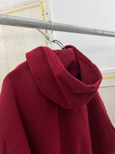 Load image into Gallery viewer, 1980s Katharine Hamnett Velour Circle Pattern Hooded Bomber - Size XL