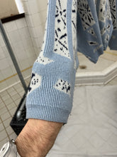 Load image into Gallery viewer, 1980s Marithe Francois Girbaud x Maillaparty Wide Intarsia Sweater with Button Collar Feature - Size L