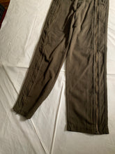 Load image into Gallery viewer, ss2001 Issey Miyake Dark Khaki Front Zipper Trousers - Size S