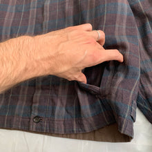 Load image into Gallery viewer, 1980s CDGH Earth Tone Plaid Work Blouson - Size L