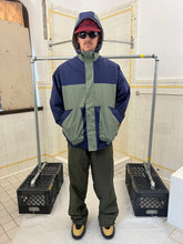 Load image into Gallery viewer, 1990s Mickey Brazil Colorblock Rain Jacket - Size L