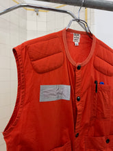 Load image into Gallery viewer, 1980s Katharine Hamnett x Goldie Orange Flight Vest - Size M