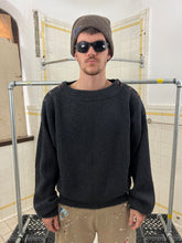 Load image into Gallery viewer, 1980s Marithe Francois Girbaud Boatneck Sweater with Buttoned Shoulder Seams - Size L
