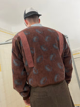 Load image into Gallery viewer, 1990s Armani Graphic Corduroy Liner Jacket with Fleece Lining - Size M