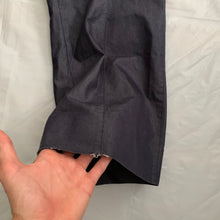 Load image into Gallery viewer, 1990s Armani Indigo Cotton Poly Blend Flare Trousers - Size M