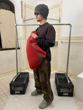 Load image into Gallery viewer, Late 1990s Mandarina Duck Oversize Red 'Basis' Duffle Bag - Size OS
