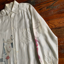 Load image into Gallery viewer, aw2009 Yohji Yamamoto x Justin Davis Pinups and Uzis Shirt - Size L