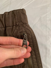 Load image into Gallery viewer, 2000s Armani Mud Brown Flared Military Bondage Pants - Size L