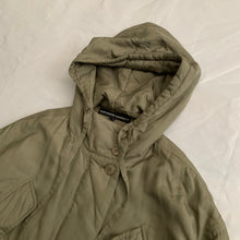 Load image into Gallery viewer, 1990s Katharine Hamnett Khaki Silk Military Parka - Size XL