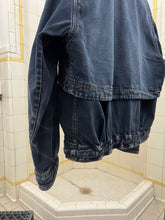 Load image into Gallery viewer, 1980s Marithe Francois Girbaud Dark Denim Double Closure Jacket - Size M