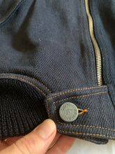 Load image into Gallery viewer, 1990s Armani Heavy Cotton Cropped Bomber Jacket - Size XL