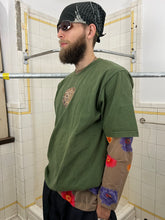 Load image into Gallery viewer, ss2002 Yohji Yamamoto Light Khaki Sheer Floral Shirt - Size L