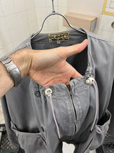 Load image into Gallery viewer, 1980s Marithe Francois Girbaud x Closed Twill Jacket with Cinching Buttons and Neck Drawstring - Size M