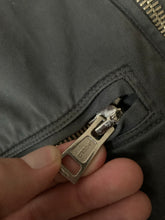 Load image into Gallery viewer, 1990s Armani Faded Grey Cotton Biker Jacket - Size M