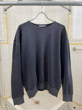 Load image into Gallery viewer, 1980s Issey Miyake Wide Sweatshirt with PVC Arm Detailing - Size M
