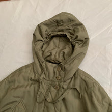 Load image into Gallery viewer, 1990s Katharine Hamnett Khaki Silk Military Parka - Size XL