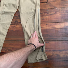 Load image into Gallery viewer, 2010s Issey Miyake Beige Tactical Trousers with Side Seam Zippers - Size M