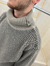 Load image into Gallery viewer, 1980s Marithe Francois Girbaud x Maillaparty High Neck Sweater with Shoulder Seam Buttons - Size M