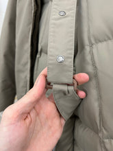 Load image into Gallery viewer, Late 1990s Mandarina Duck Khaki Hooded Down Parachute Parka - Size L
