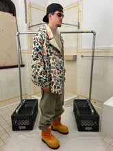 Load image into Gallery viewer, 1990s Armani Collegiate Flag Asymmetric Zip Hooded Anorak - Size L