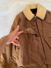Load image into Gallery viewer, 1980s Massimo Osti x CP Company Shearling Collar Military Jacket with Removable Sleeves - Size XL