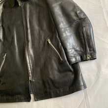 Load image into Gallery viewer, aw1991 Yohji Yamamoto 6.1 The Men Extended Black Cowhide Leather Jacket - Size OS