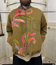 Load image into Gallery viewer, ss1996 Yohji Yamamoto Yuzen Dyed Phoenix Print Work Jacket - Size OS