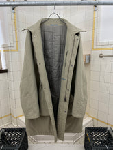 Load image into Gallery viewer, Late 1990s Mandarina Duck Egg Cell Padded High Neck Trench - Size L