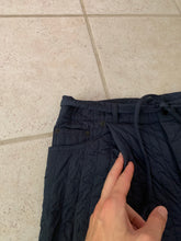 Load image into Gallery viewer, ss2016 Craig Green Navy Crinkled Nylon Trousers - Size M