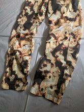 Load image into Gallery viewer, aw2010 Issey Miyake Articulated Twist Knee Nylon Lava Graphic Pants - Size L