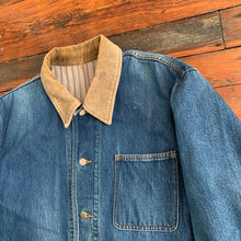 Load image into Gallery viewer, 1980s CDGH Extended Heavy Denim Chore Jacket - Size L