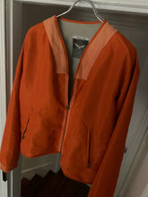 Load image into Gallery viewer, 1990s Armani Orange Nylon Safety Work Jacket - Size XL