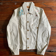 Load image into Gallery viewer, 2000s Issey Miyake x Lee Jean x Naoki Takizawa Illustrated Denim Jacket - Size S