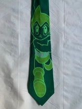 Load image into Gallery viewer, 2000s Yohji Yamamoto x  Tezuka Neon Green Astro Boy Necktie - Size OS