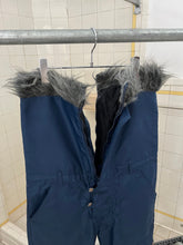 Load image into Gallery viewer, 1990s Dexter Wong Nylon Cargo Waders with Faux Fur Trim - Size L