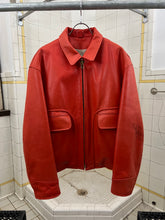 Load image into Gallery viewer, aw1991 Yohji Yamamoto 6.1 The Men 22nd Century Sweetheart Pin Up Leather Jacket - Size OS