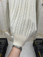 Load image into Gallery viewer, 1980s Marithe Francois Girbaud x Maillaparty Wavy Stripe Sweater with Neck Shoulder Seam Buttons - Size XL