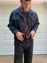 Load image into Gallery viewer, 1990s Dexter Wong Textured Synthetic Cropped Trucker Jacket - Size L