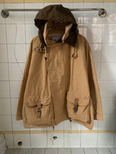 Load image into Gallery viewer, 1980s Emporio Armani Coated Cotton Wide Jacket with Packable hood and 3D front pockets - Size XL