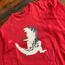 Load image into Gallery viewer, 1990s Yohji Yamamoto Red Godzilla Longsleeve Tee - Size M