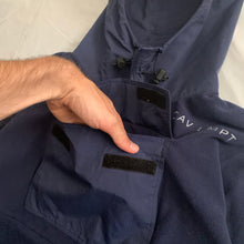 Load image into Gallery viewer, aw2015 Cav Empt Navy Fleece Hooded Pullover - Size L