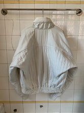 Load image into Gallery viewer, 1980s Issey Miyake White Quilted Nylon Bomber Jacket - Size S