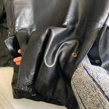 Load image into Gallery viewer, aw1991 Yohji Yamamoto 6.1 The Men Extended Black Cowhide Leather Jacket - Size OS