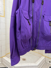 Load image into Gallery viewer, 1980s Armani Dual Zip Iridescent Flight Jacket - Size XL