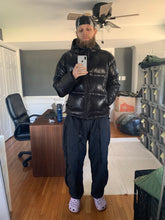 Load image into Gallery viewer, aw1999 Issey Miyake Coated Nylon Puffer Jacket with Exaggerated Hood - Size XL